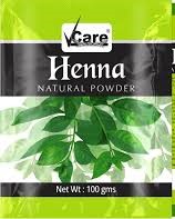 V CARE HENNA NATURAL POWDER 100G